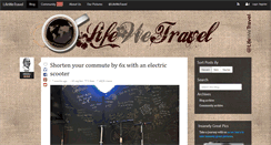 Desktop Screenshot of lifewetravel.com
